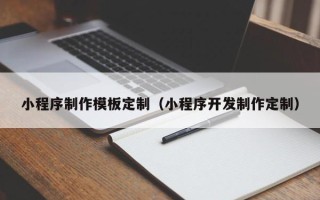 莘县小程序制作模板定制（小程序开发制作定制）